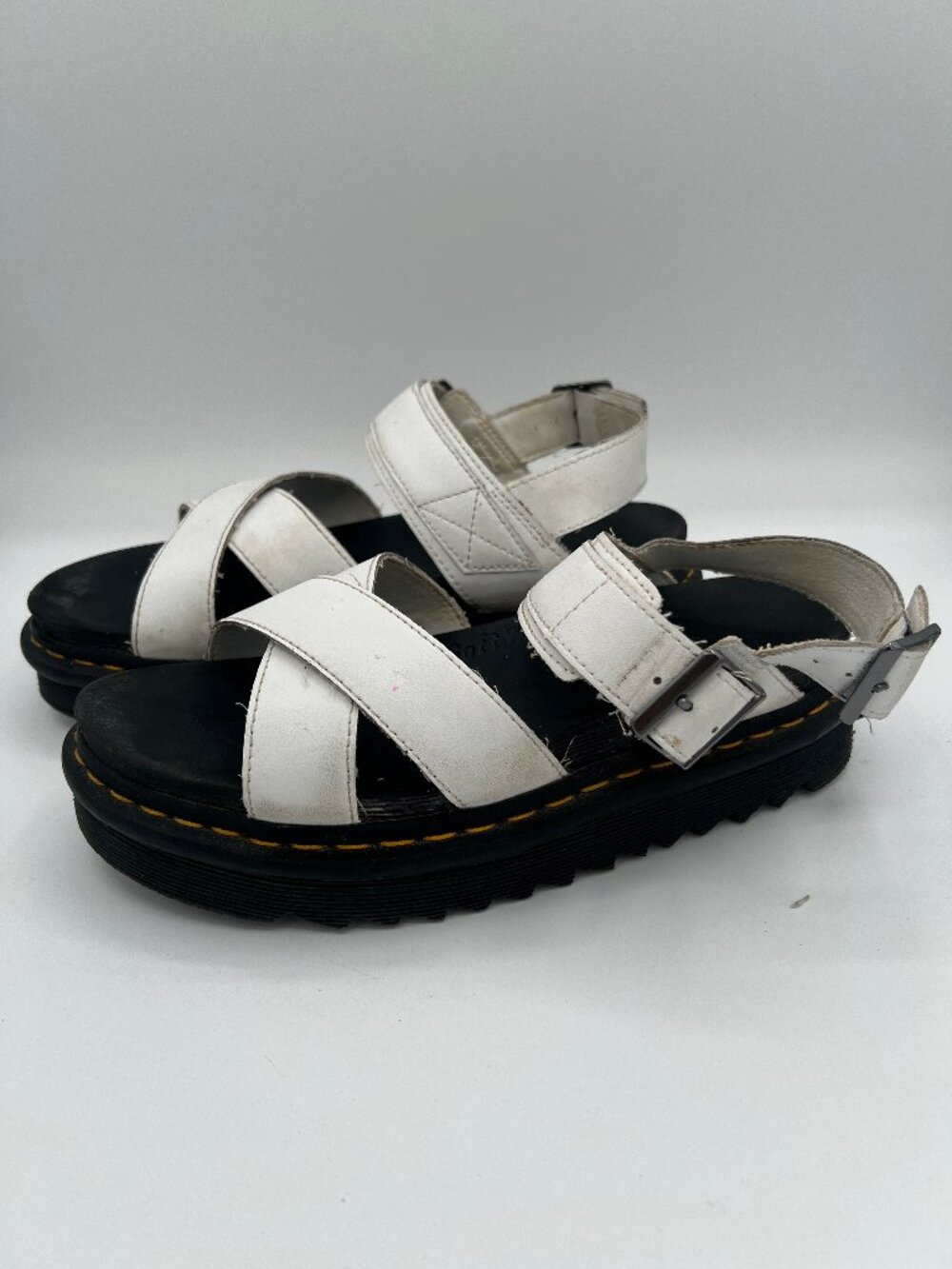 Dr Martens White Sandals size 9